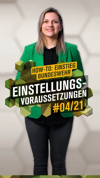Einstellungsvoraussetzungen